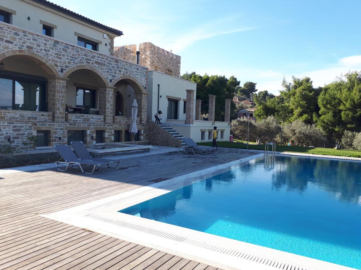 Villa Kalamos / Sea View And Pool Nearby Athens Exterior foto