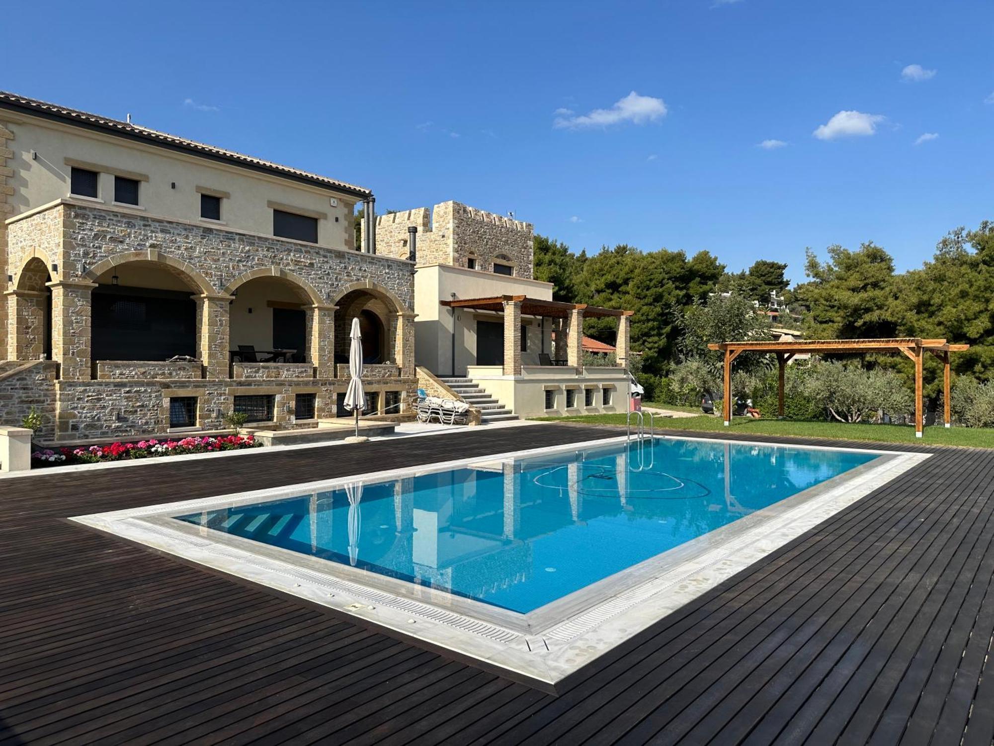 Villa Kalamos / Sea View And Pool Nearby Athens Exterior foto
