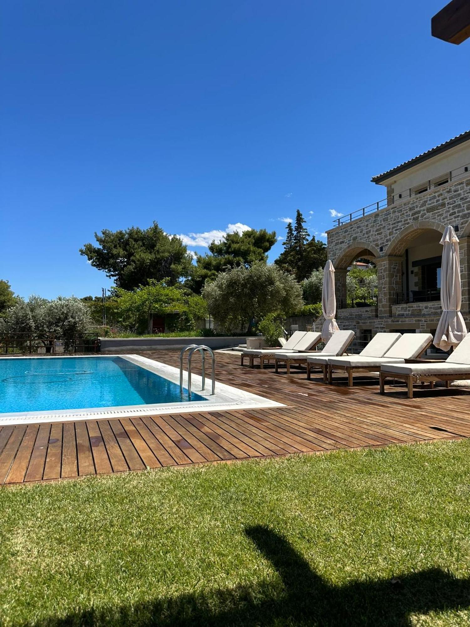 Villa Kalamos / Sea View And Pool Nearby Athens Exterior foto